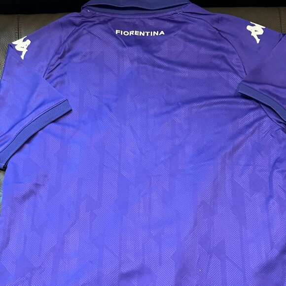 Italy Serie A League ACF FIORENTINA Men's JERSEY Sz M,L,XL or 2XL New by Kappa - Picture 3 of 5